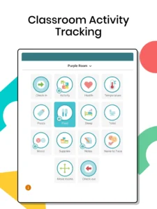 Lilio daycare app classroom activity tracking feature for Burnaby childcare programs