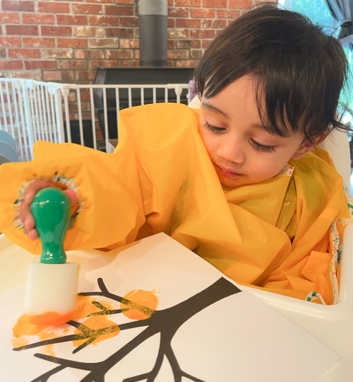 North Burnaby daycare children participating in hands-on learning activities and creative play.